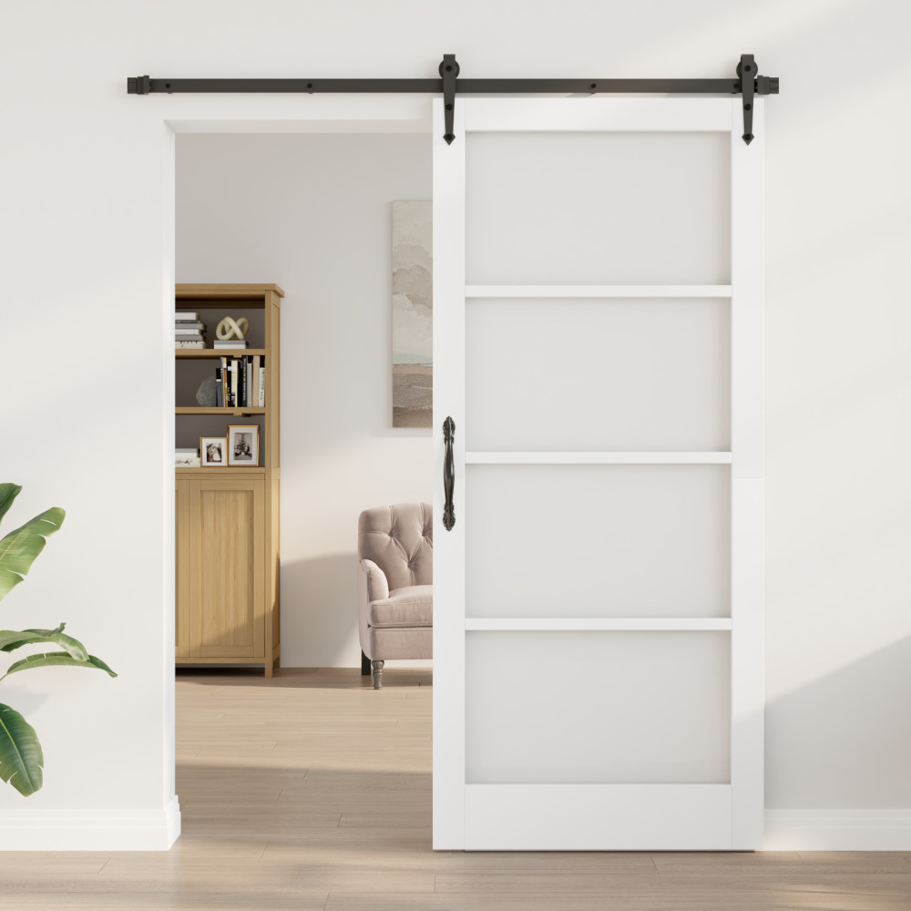 Produktbild för Inredningsdörr ORKDAL Vit grundmålad 93 x 211 cm