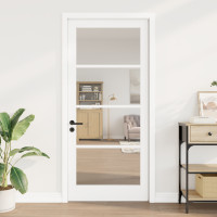 Produktbild för Inredningsdörr ORKDAL Vit grundmålad 93 x 211 cm