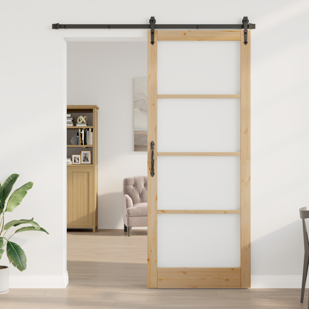 Produktbild för Inredningsdörr ORKDAL Brun 93 x 232 cm