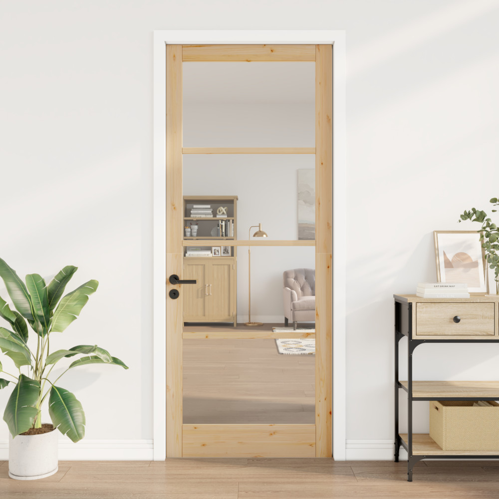 Produktbild för Inredningsdörr ORKDAL Brun 93 x 232 cm
