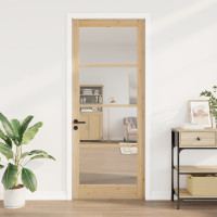 Produktbild för Inredningsdörr ORKDAL Brun 93 x 232 cm