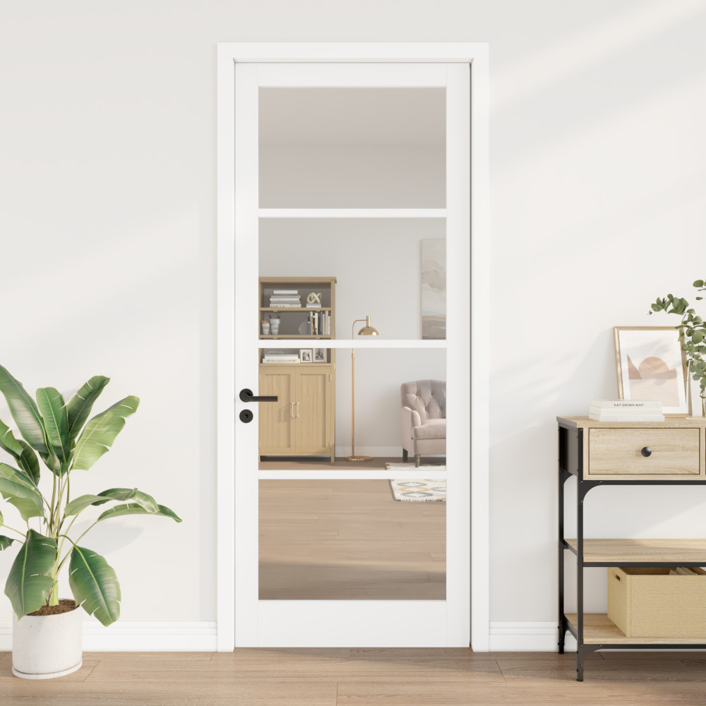 Produktbild för Inredningsdörr ORKDAL Vit grundlack 93 x 232 cm