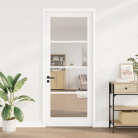Produktbild för Inredningsdörr ORKDAL Vit grundlack 93 x 232 cm