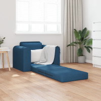 Produktbild för Soffsäng Blå 98 x 71 x 83 cm tyg