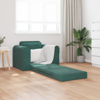Produktbild för Soffsäng Mörkgrön 98 x 71 x 83 cm Sammet