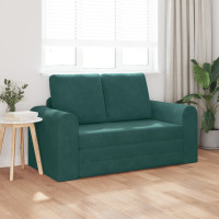 Produktbild för Soffsäng Mörkgrön 148 x 71 x 83 cm Sammet