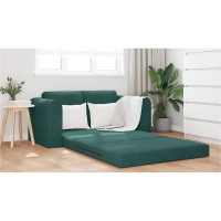 Produktbild för Soffsäng Mörkgrön 148 x 71 x 83 cm Sammet