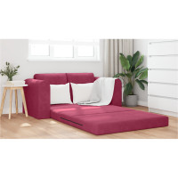 Produktbild för Soffsäng Vinröd 148 x 71 x 83 cm Sammet