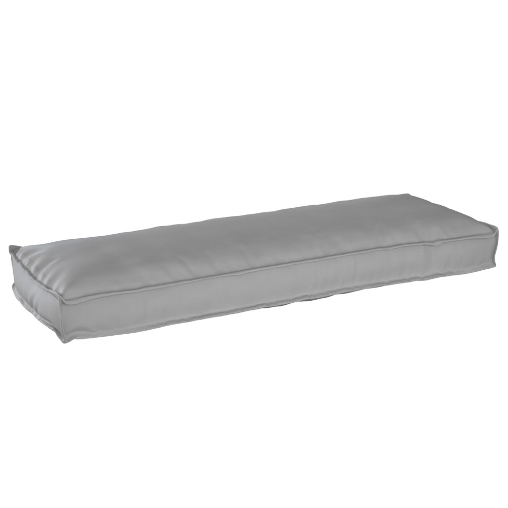 Produktbild för Pallkuddset 2 pcs Grå 120 x 40 x 8 cm Oxford Tyg
