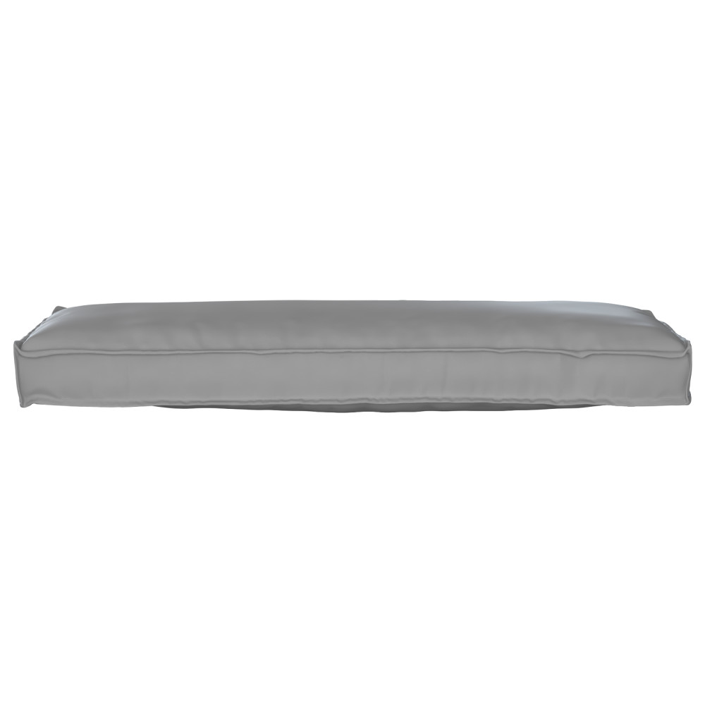 Produktbild för Pallkuddset 2 pcs Grå 120 x 40 x 8 cm Oxford Tyg