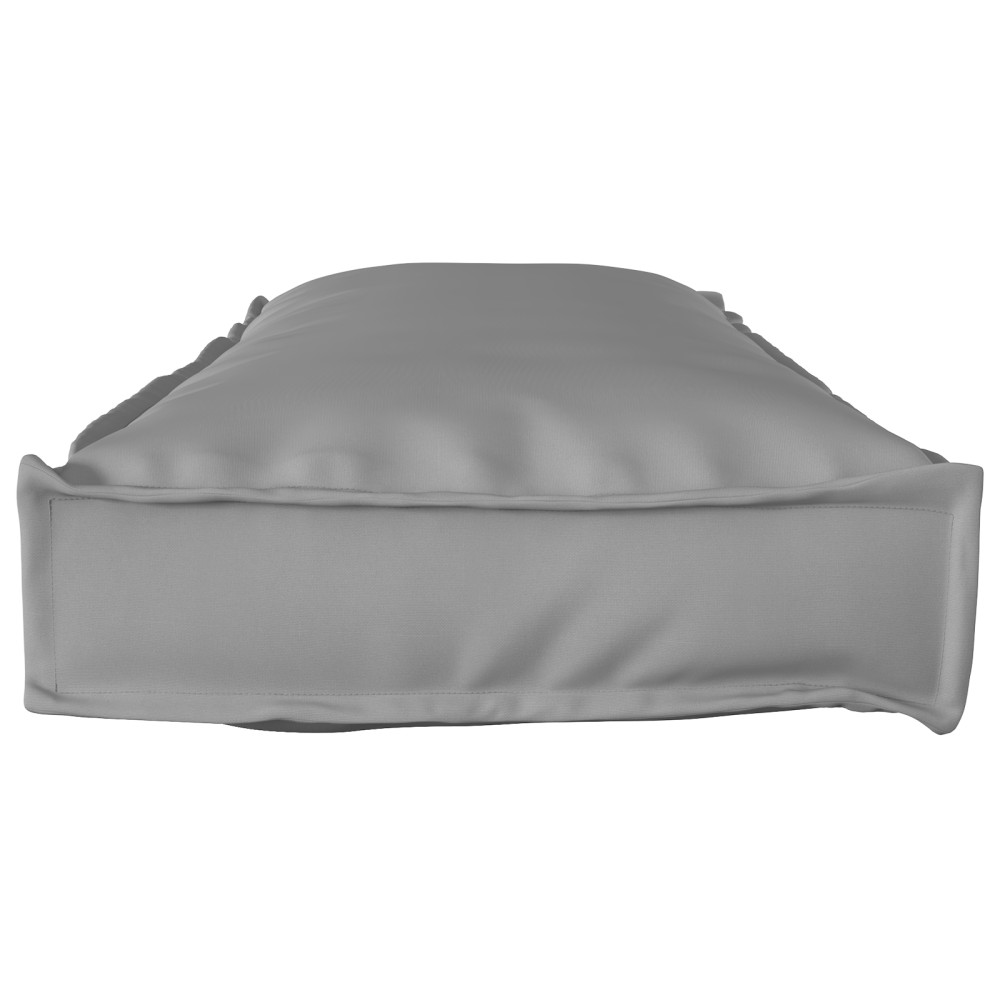 Produktbild för Pallkuddset 2 pcs Grå 120 x 40 x 8 cm Oxford Tyg