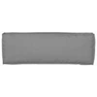 Produktbild för Pallkuddset 2 pcs Grå 120 x 40 x 8 cm Oxford Tyg