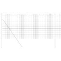 Produktbild för Eurogärdsel Grå 1 x 25 m PVC-belagt järn