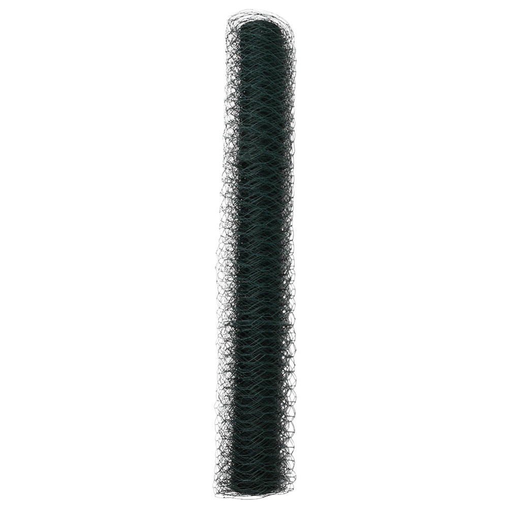 Produktbild för Hexagonstängsel Grön 1,2 x 100 m PVC