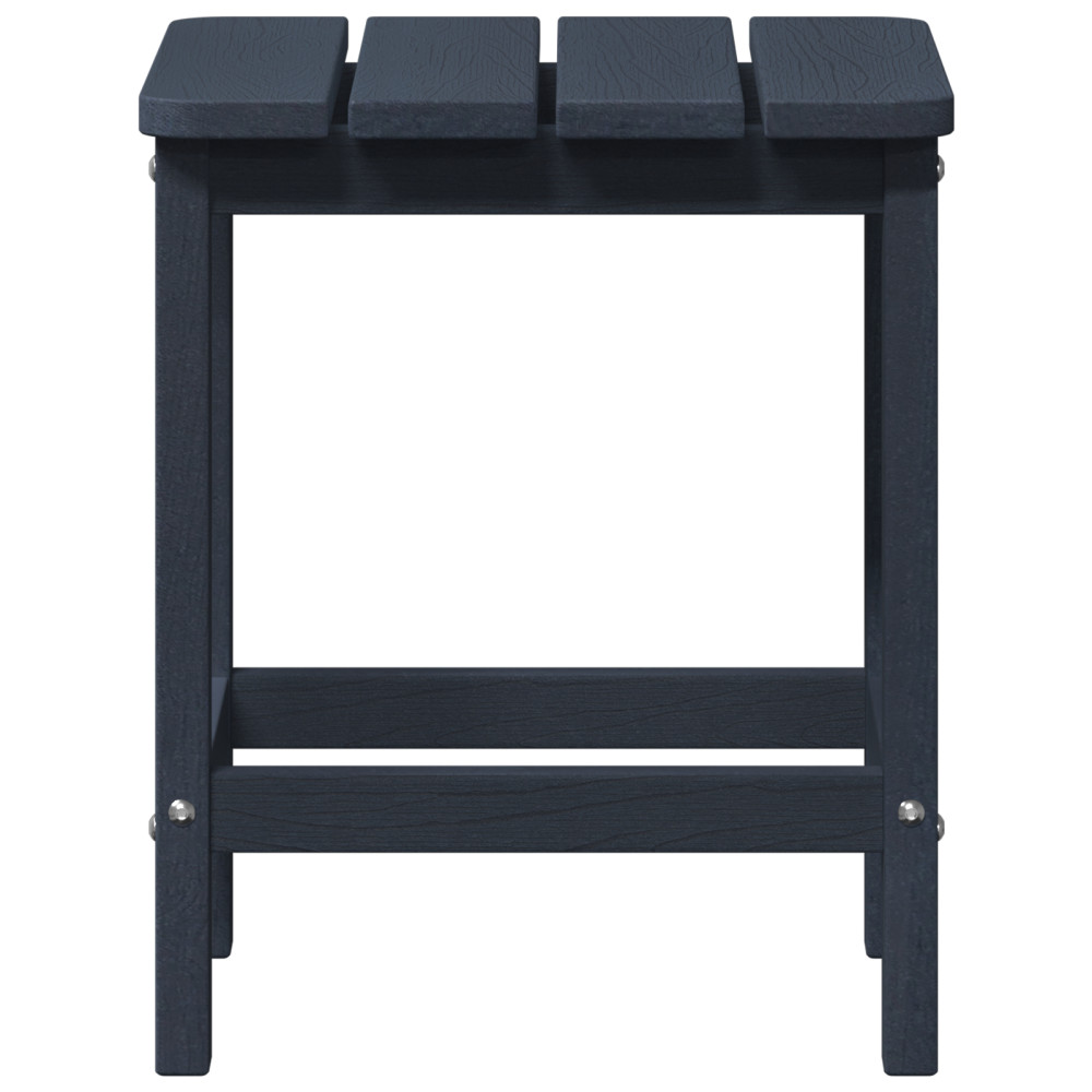 Produktbild för Sidobord Mörkblå 38 x 38 x 46 cm polyeten