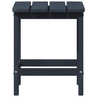 Produktbild för Sidobord Mörkblå 38 x 38 x 46 cm polyeten