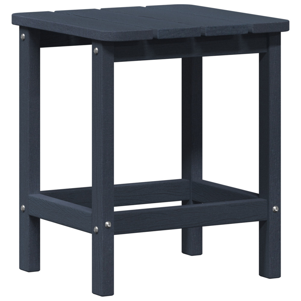 Produktbild för Sidobord Mörkblå 38 x 38 x 46 cm polyeten
