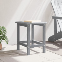 Produktbild för Sidobord Ljusgrå 38 x 38 x 46 cm polyeten