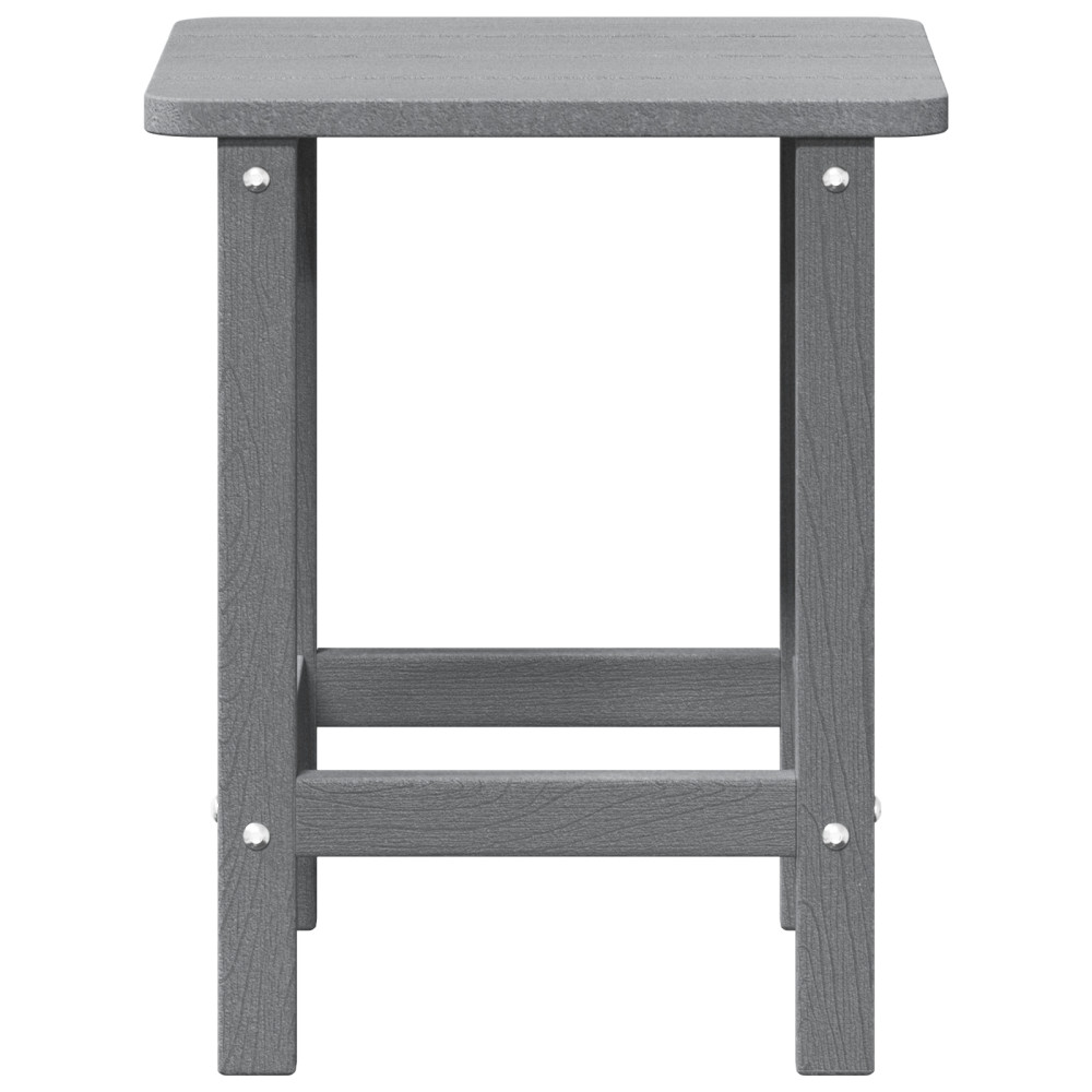 Produktbild för Sidobord Ljusgrå 38 x 38 x 46 cm polyeten