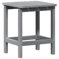 Produktbild för Sidobord Ljusgrå 38 x 38 x 46 cm polyeten