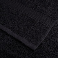 Produktbild för Gästhandduk SOLUND 50 pcs Svart 30 x 50 cm 550 gsm