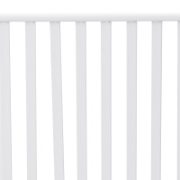 Produktbild för Trädgårdsbänk Enkel Vit 103,5 x 51,5 x 90 cm Stål