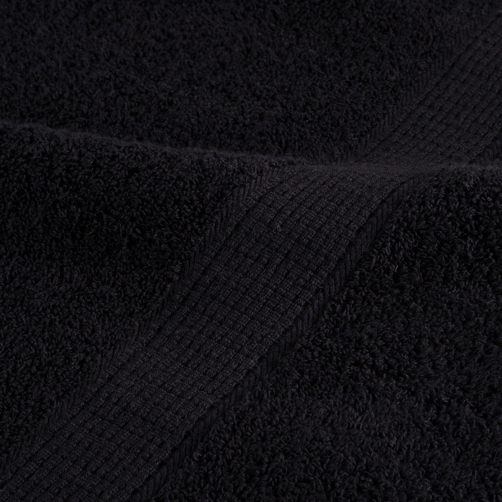 Produktbild för Gästhandduk SOLUND 25 pcs Svart 100 x 200 cm 550 gsm