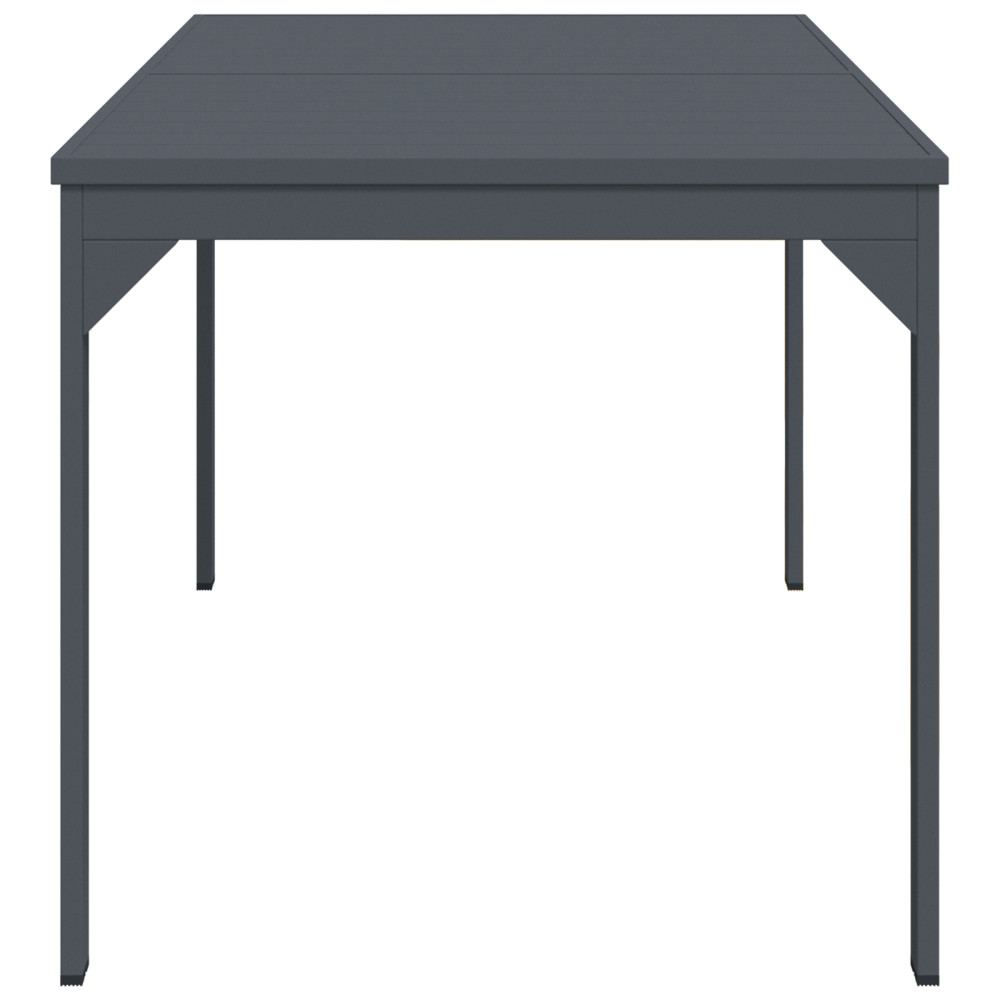 Produktbild för Utebord Antracit 180 x 80 x 74 cm Pulverlackerat stål