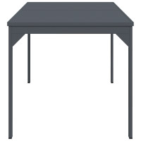 Produktbild för Utebord Antracit 180 x 80 x 74 cm Pulverlackerat stål
