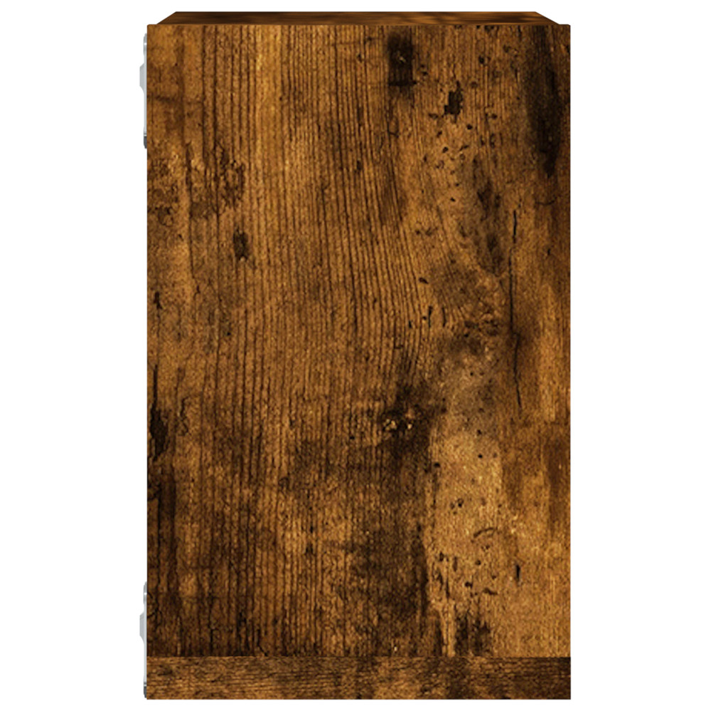 Produktbild för Vägg hyllor 4 pcs Rökt ek 26 x 15 x 26 cm Konstruerat trä