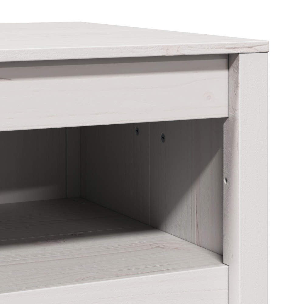 Produktbild för Köksskåp MEPPEL Vit 55 x 55 x 92 cm Massiv furu