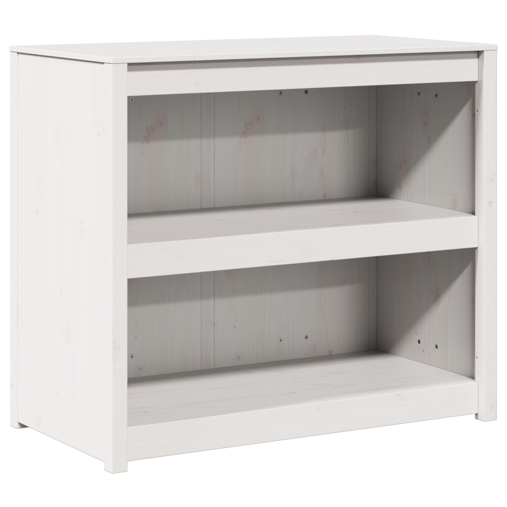 Produktbild för Köksskåp med hylla MEPPEL Vit 106 x 55 x 92 cm Massiv furu