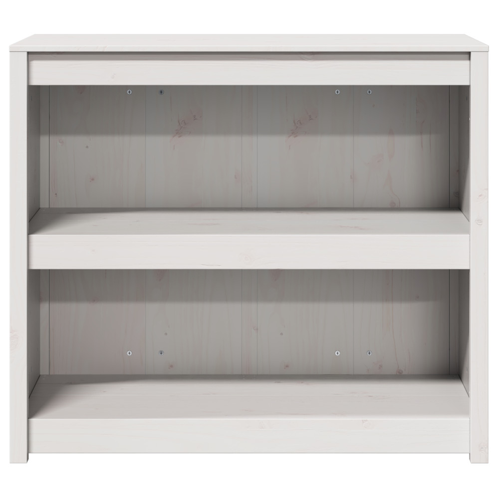 Produktbild för Köksskåp med hylla MEPPEL Vit 106 x 55 x 92 cm Massiv furu
