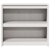 Produktbild för Köksskåp med hylla MEPPEL Vit 106 x 55 x 92 cm Massiv furu
