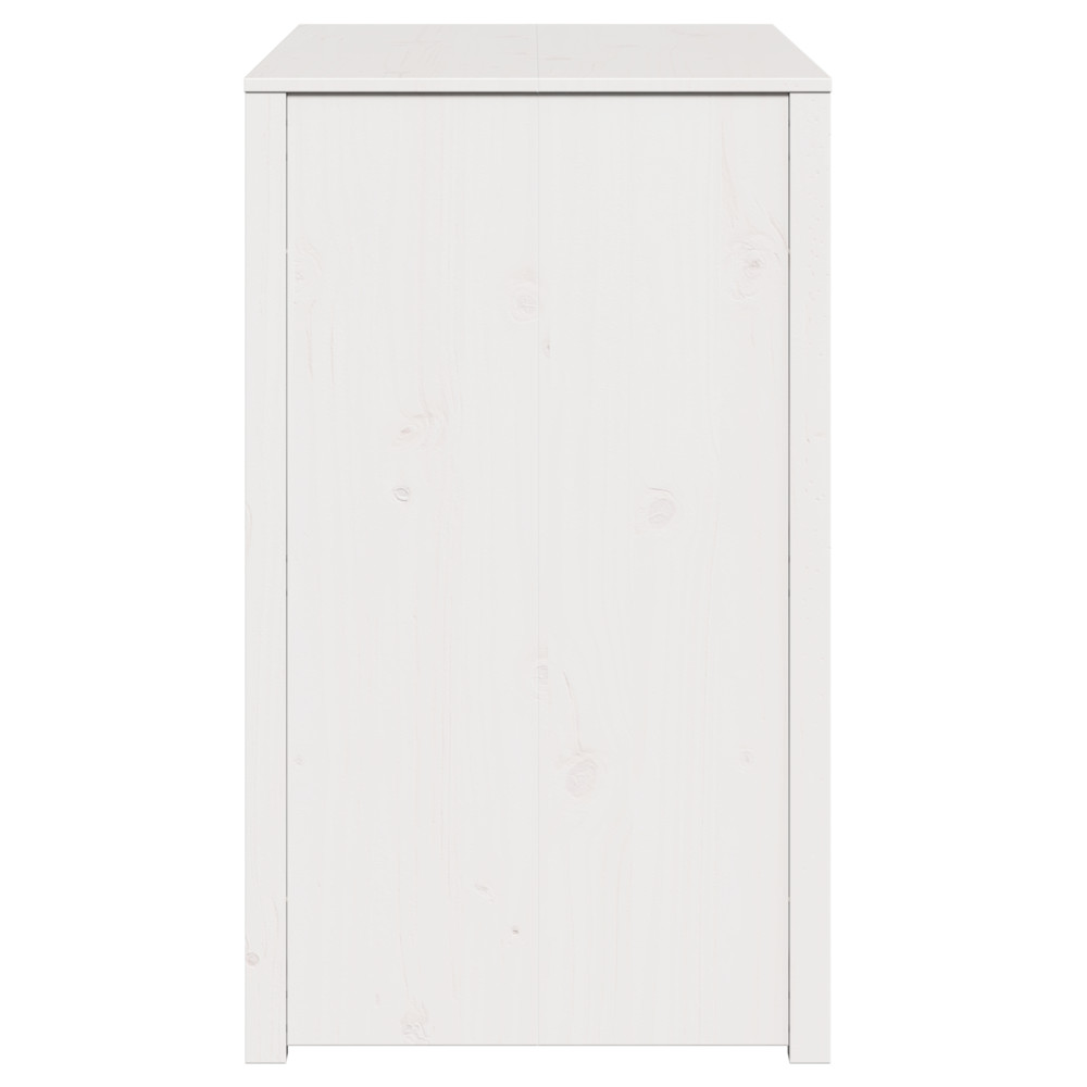 Produktbild för Köksskåp med hylla MEPPEL Vit 106 x 55 x 92 cm Massiv furu