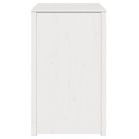 Produktbild för Köksskåp med hylla MEPPEL Vit 106 x 55 x 92 cm Massiv furu