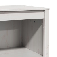 Produktbild för Köksskåp med hylla MEPPEL Vit 106 x 55 x 92 cm Massiv furu