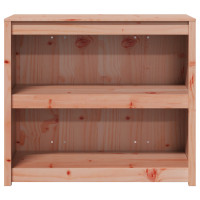 Produktbild för Köksskåp med hylla MEPPEL Brun Ek 106 x 55 x 92 cm Massiv furu