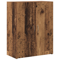 Produktbild för Kontorsskåp Gammalt trä 70 x 32 x 77.5 cm Konstruerat trä