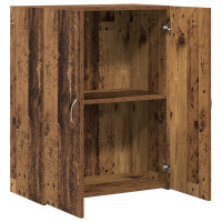 Produktbild för Kontorsskåp Gammalt trä 70 x 32 x 77.5 cm Konstruerat trä