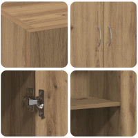 Produktbild för Kontorsskåp Artisan-ek 70 x 32 x 77.5 cm Konstruerat trä