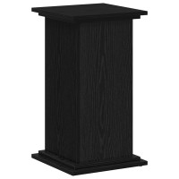 Produktbild för Växtställ Svart Ek 33 x 33 x 60 cm Konstruerat trä