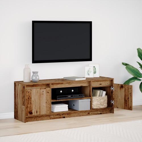 vidaXL TV Enheter Brun 139,5 x 34 x 50 cm Konstruerat trä