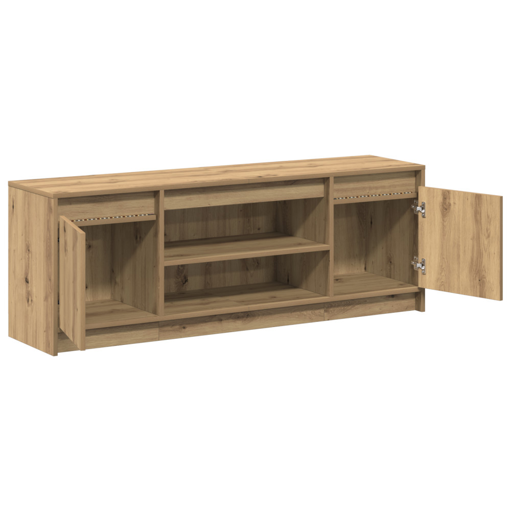 Produktbild för TV Enheter 139,5 x 34 x 50 cm Brun Konstruerat trä