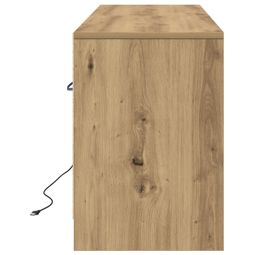 Produktbild för TV Enheter 139,5 x 34 x 50 cm Brun Konstruerat trä
