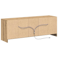 Produktbild för TV Enheter 139,5 x 34 x 50 cm Brun Konstruerat trä