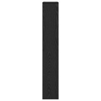 Produktbild för Bokskåp 8 nivåer 60 x 20 x 120,5 cm Konstruerat trä Svart Ek