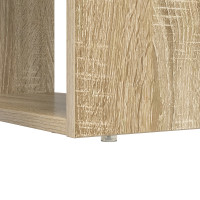 Produktbild för Skrivbord med hylla Sonoma-ek 113 x 54 x 120 cm Konstruerat trä