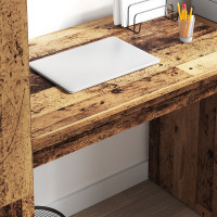 Produktbild för Skrivbord Gammalt trä 113 x 54 x 120 cm Konstruerat trä