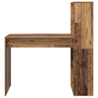 Produktbild för Skrivbord Gammalt trä 113 x 54 x 120 cm Konstruerat trä